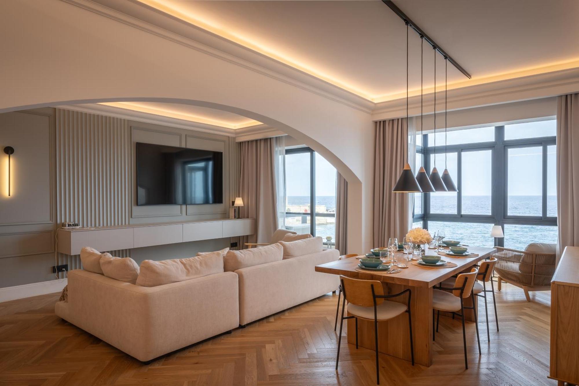 Appartamento 2br Luxury Design With Sea Views From Every In Sliema
